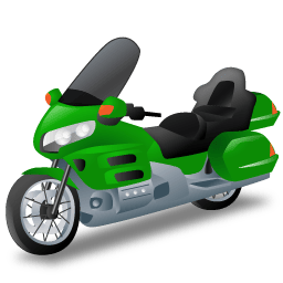 Jasa Kirim Motor 1 TouringMotorcycle Green icon icons.com 54907
